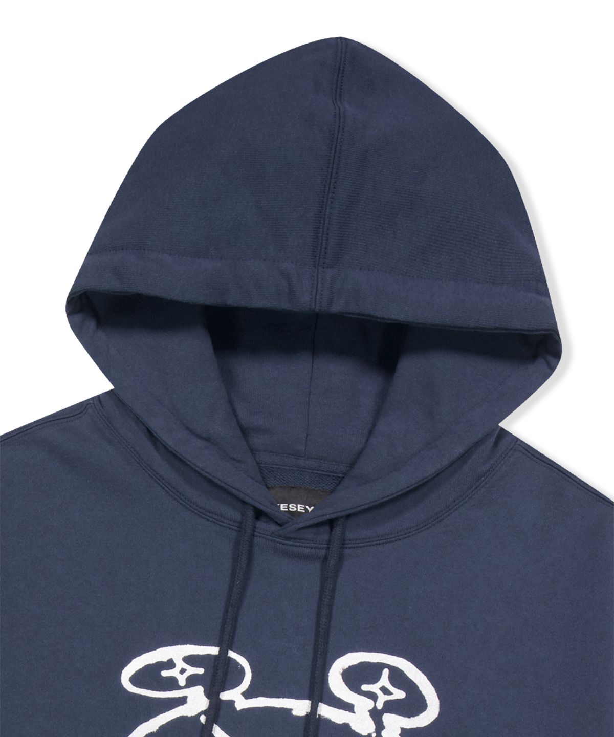 예스아이씨(YESEYESEE) Tulrexx Doodle Hoodie Navy