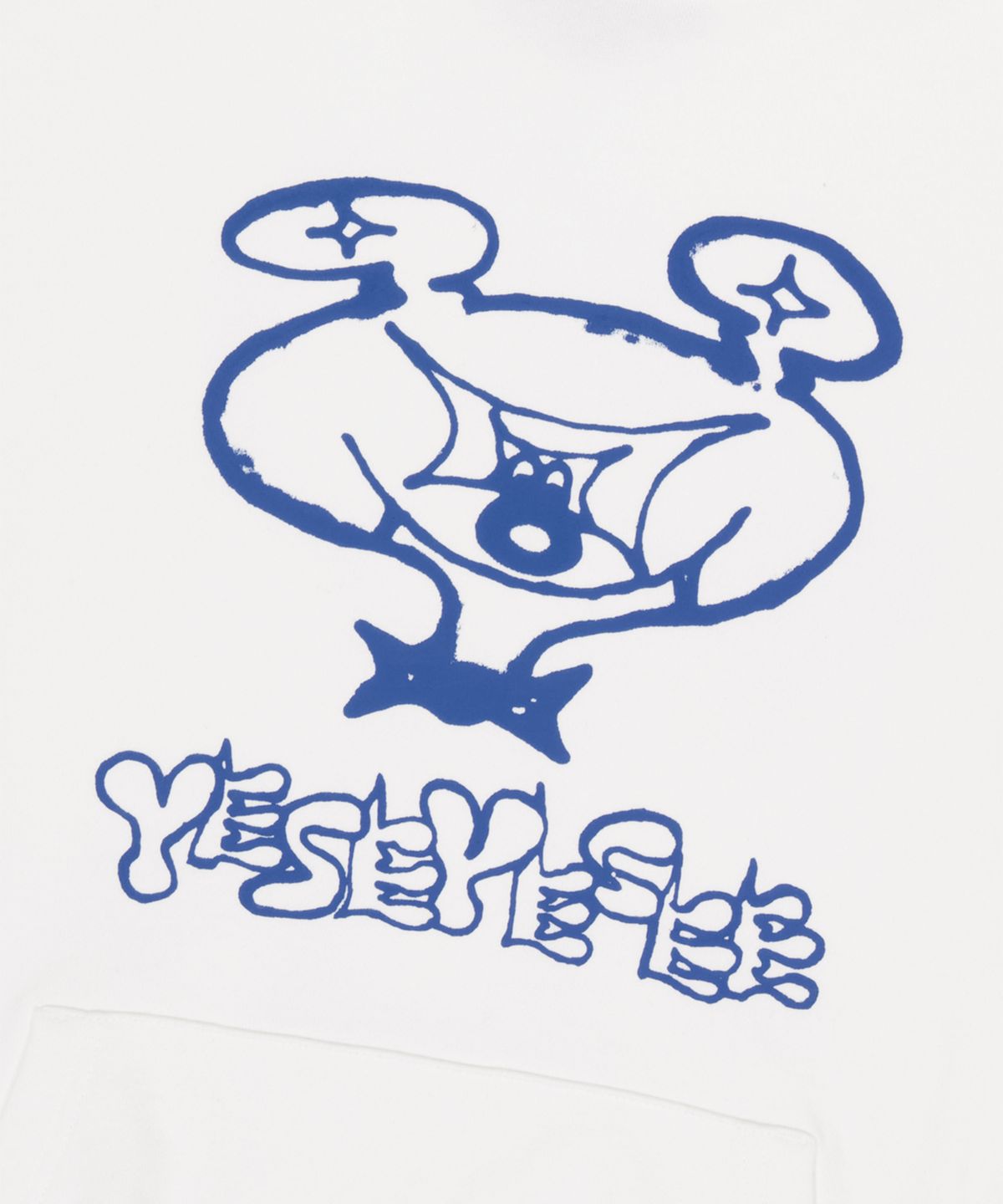 예스아이씨(YESEYESEE) Tulrexx Doodle Hoodie White