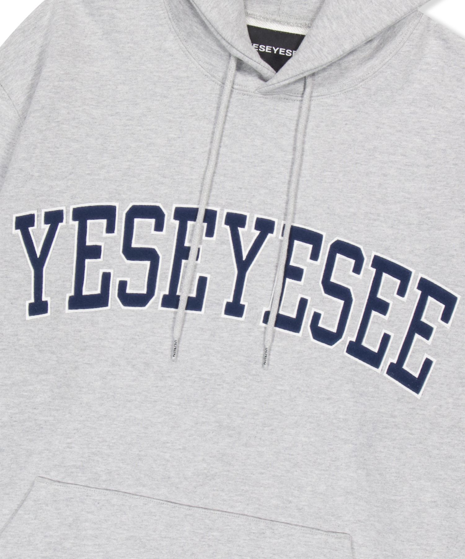 いいネット通販 - 全国送料無料でお届けします MUSINSA公式 | YESEYESEE Arch Logo Hoodie Gray トップス