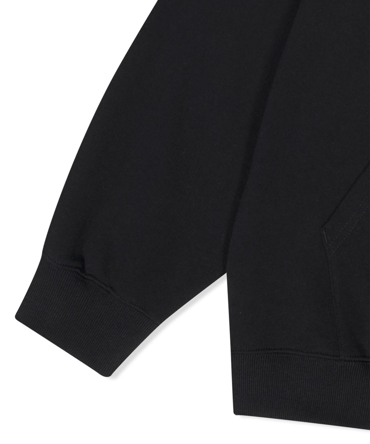 예스아이씨(YESEYESEE) Arch Logo Hoodie Black