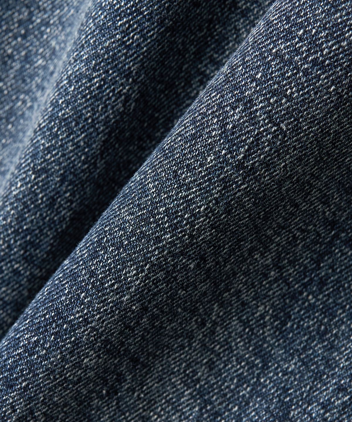 토피(TOFFEE) 빈티지 스냅 데님 블루종 자켓 (WASHED INDIGO)
