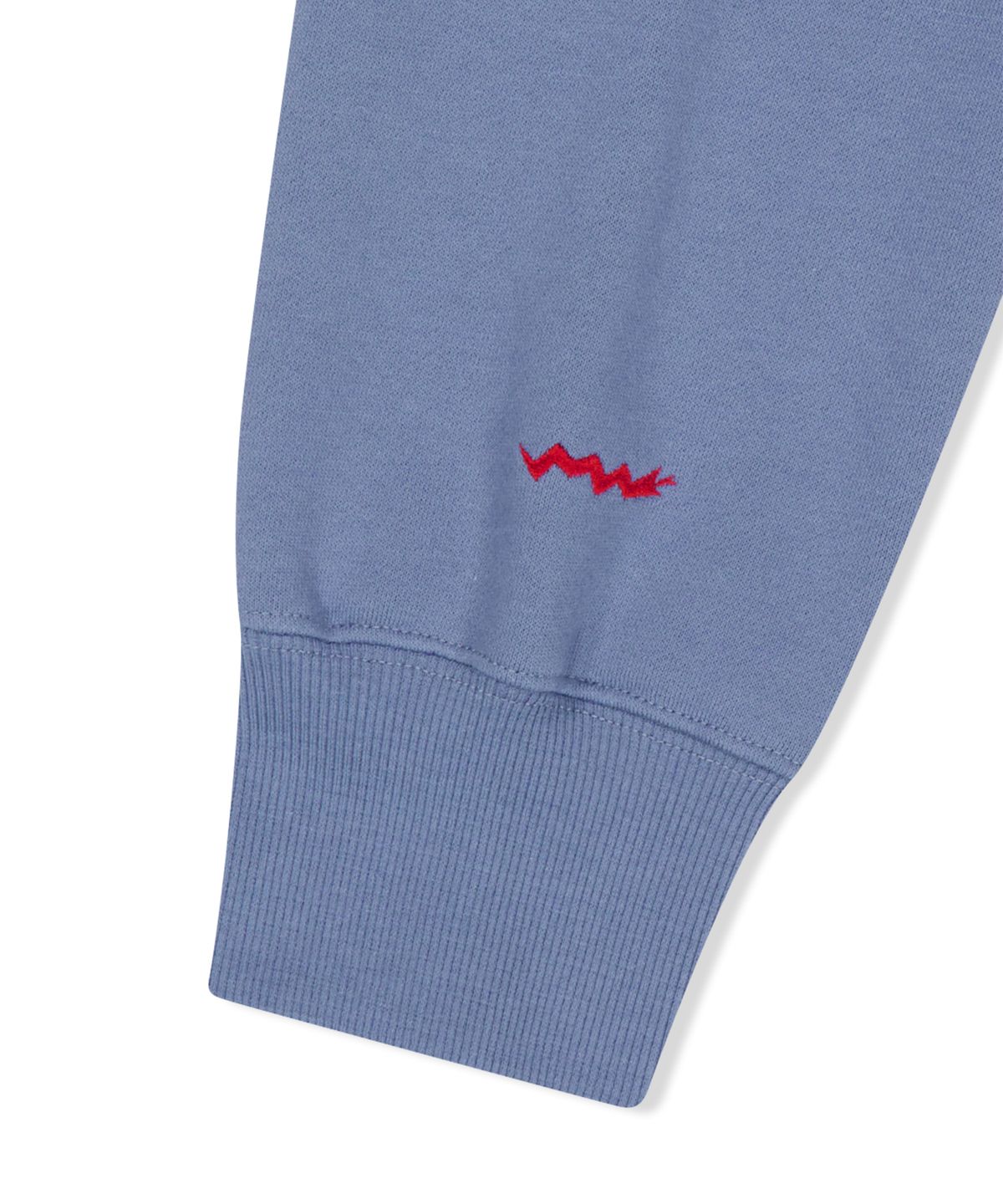 예스아이씨(YESEYESEE) Y.E.S Snail Logo Zip-up Hoodie Smoky Blue