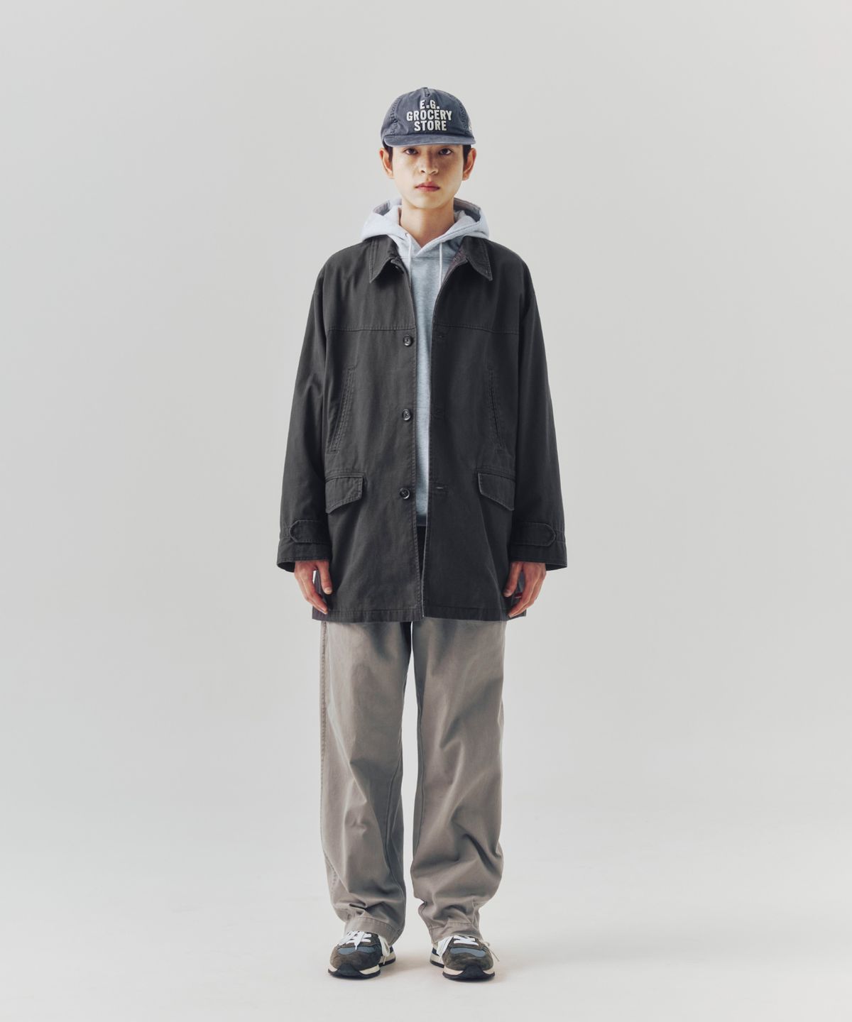 에스피오나지(ESPIONAGE) Skater Chino Pants Dark Beige