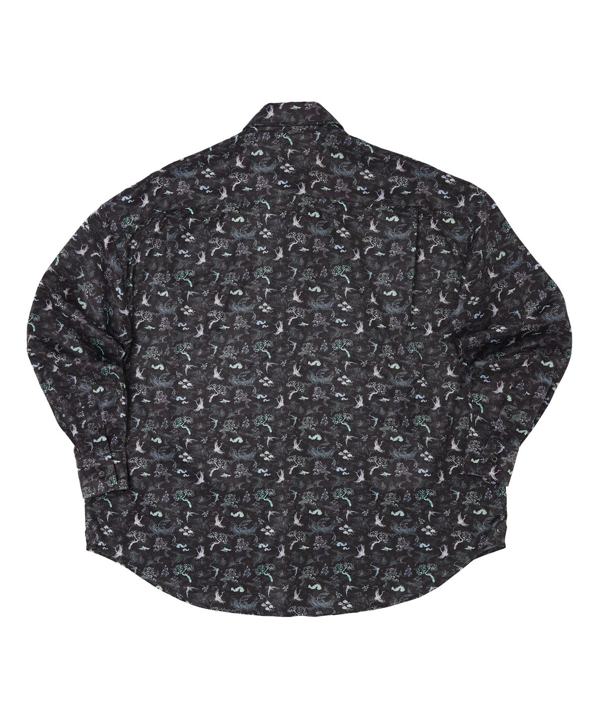 어낫띵(A NOTHING) NACRE K-ART PLEATS-SHIRT (Black)