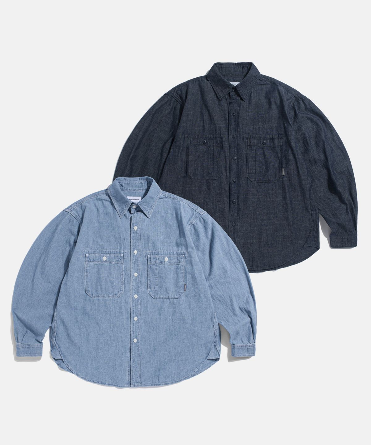 에스피오나지(ESPIONAGE) Chambray Work Shirt Indigo