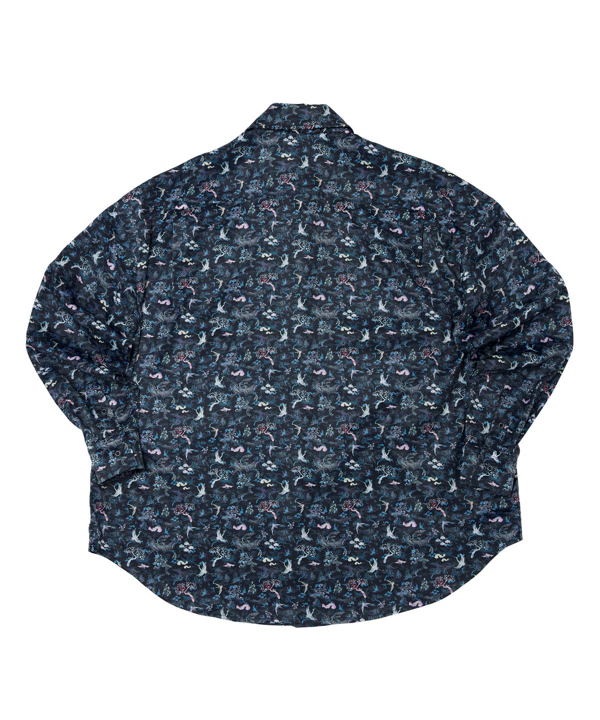 어낫띵(A NOTHING) NACRE K-ART PLEATS-SHIRT (Navy)