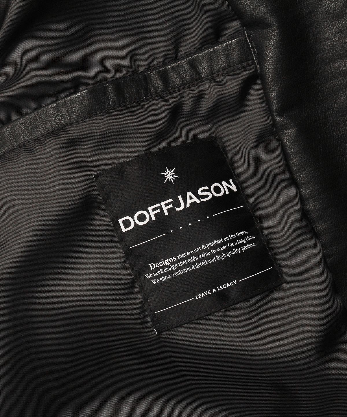 도프제이슨(DOFFJASON) 워싱레더 럼버잭 해링턴 보머