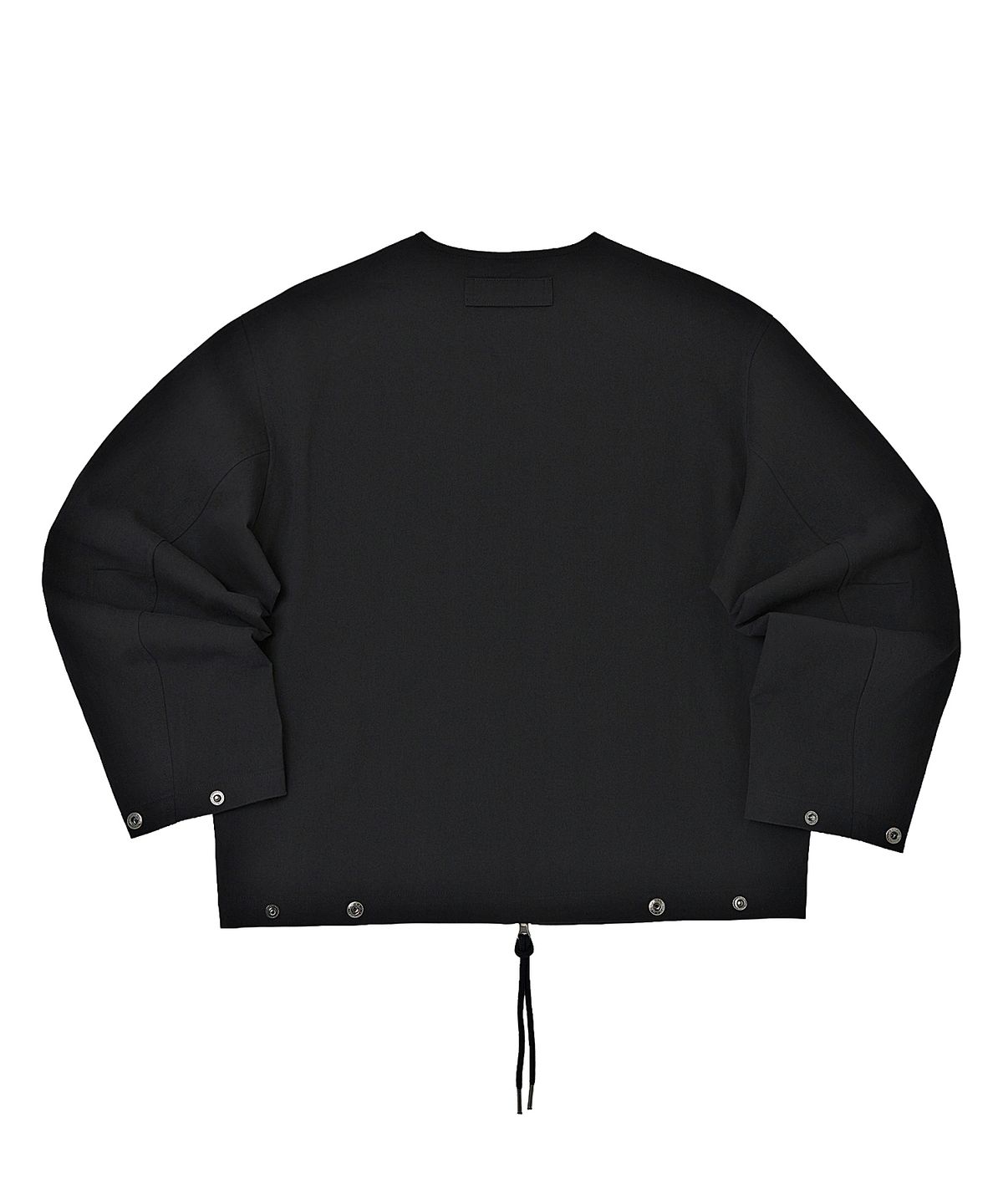 어낫띵(A NOTHING) EARTH COTTON Y ZIP-UP JACKET (Black)