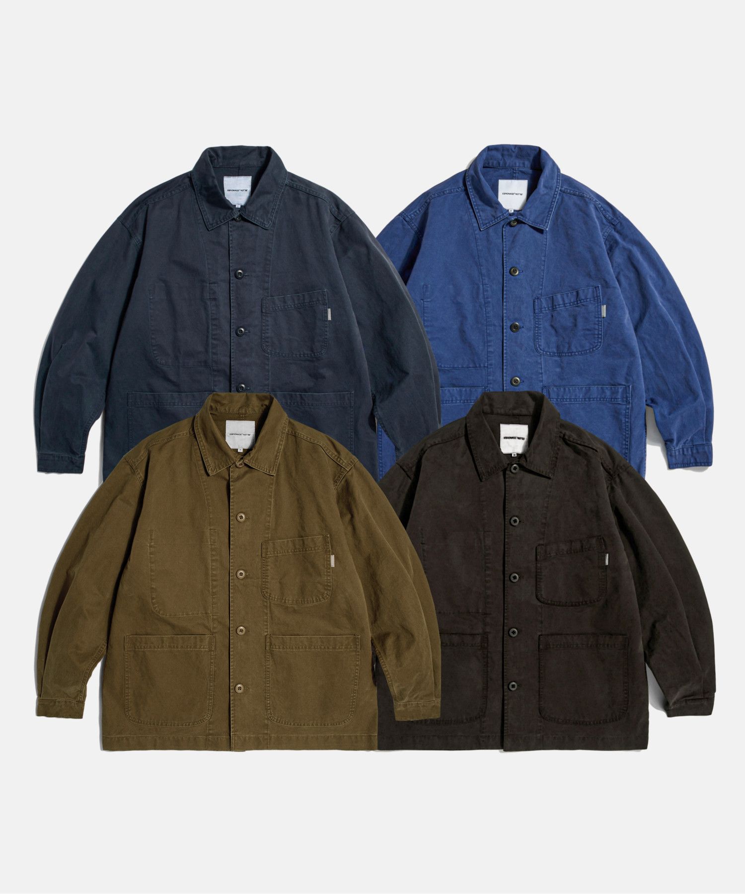 MUSINSA | ESPIONAGE French Wide Work Jacket (Moleskin