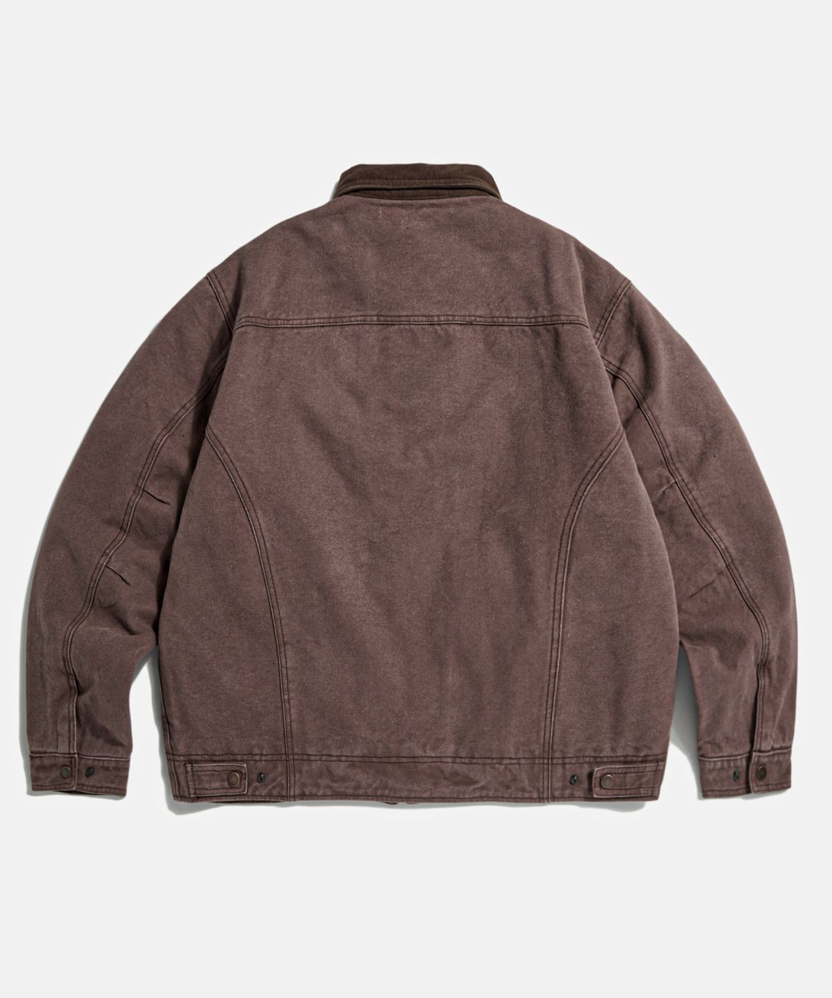 에스피오나지(ESPIONAGE) Washed Canvas Blouson Jacket Burgundy
