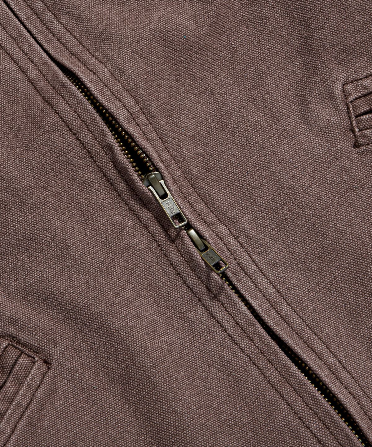 에스피오나지(ESPIONAGE) Washed Canvas Blouson Jacket Burgundy