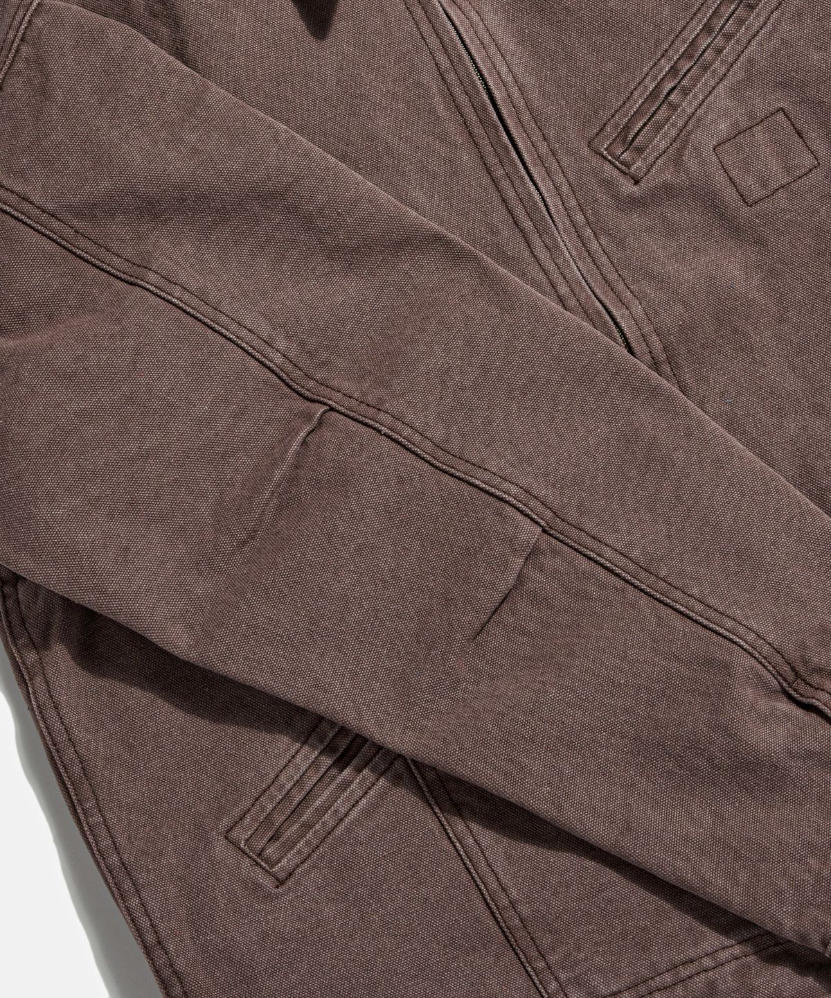 에스피오나지(ESPIONAGE) Washed Canvas Blouson Jacket Burgundy