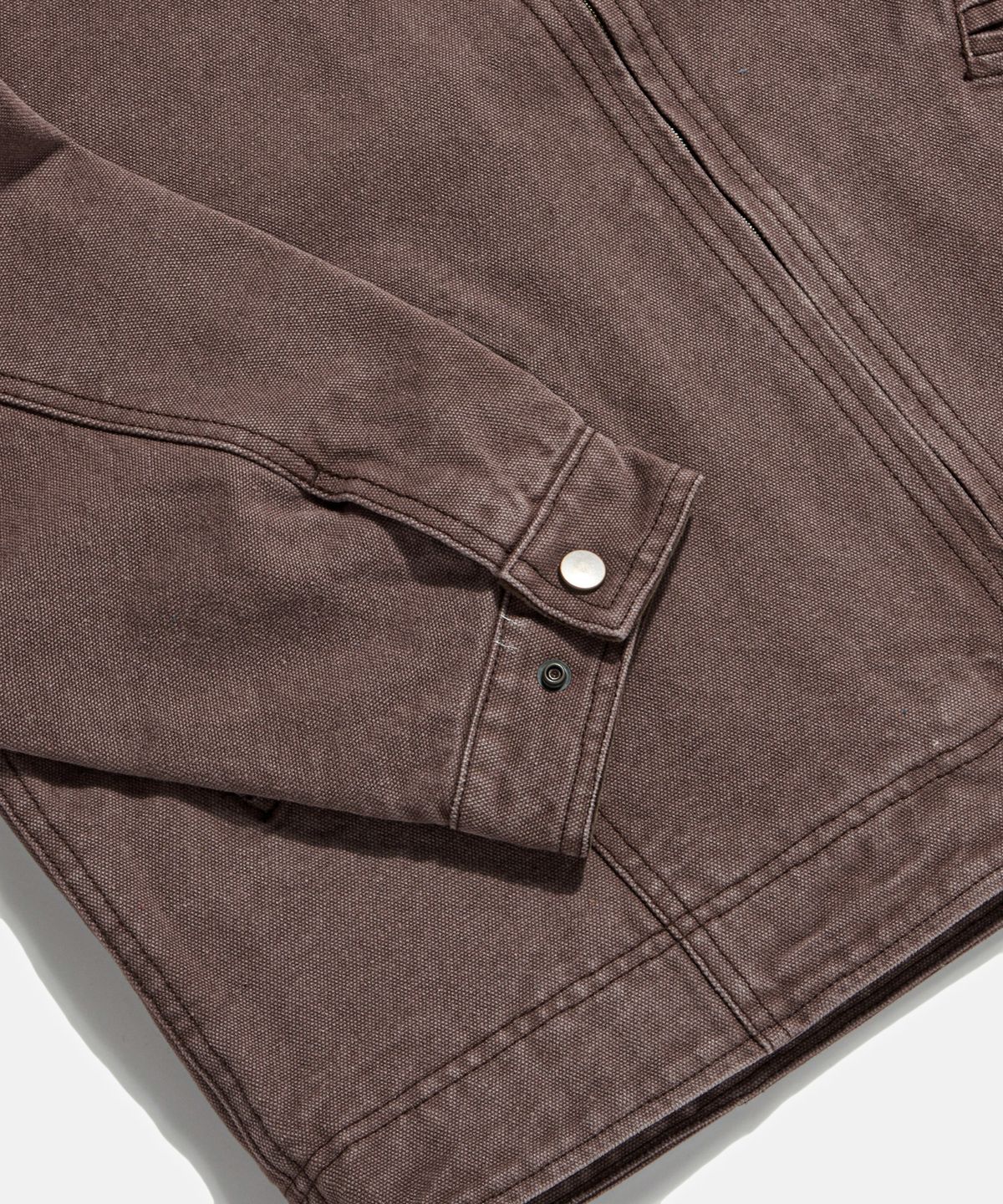 에스피오나지(ESPIONAGE) Washed Canvas Blouson Jacket Burgundy