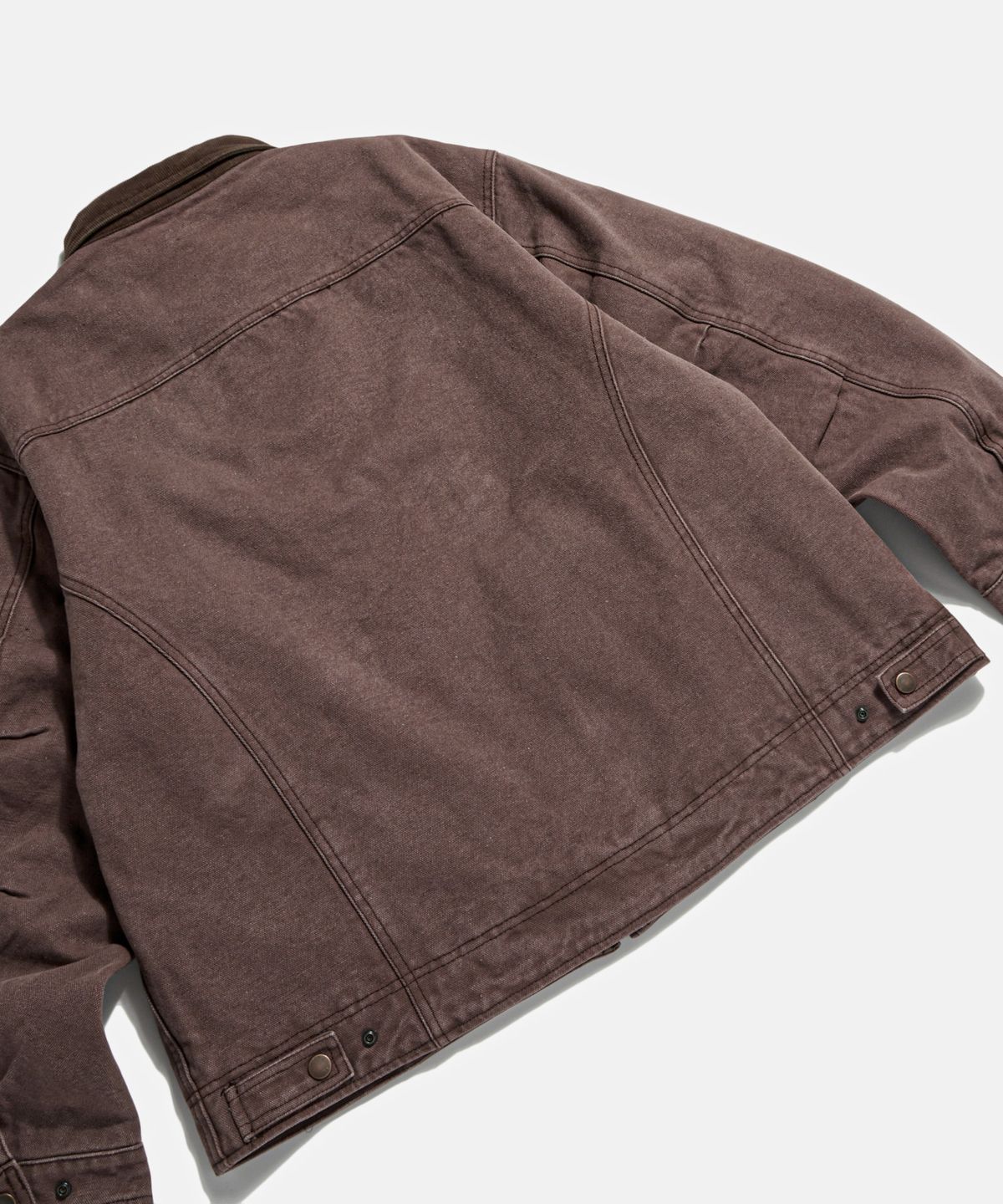 에스피오나지(ESPIONAGE) Washed Canvas Blouson Jacket Burgundy