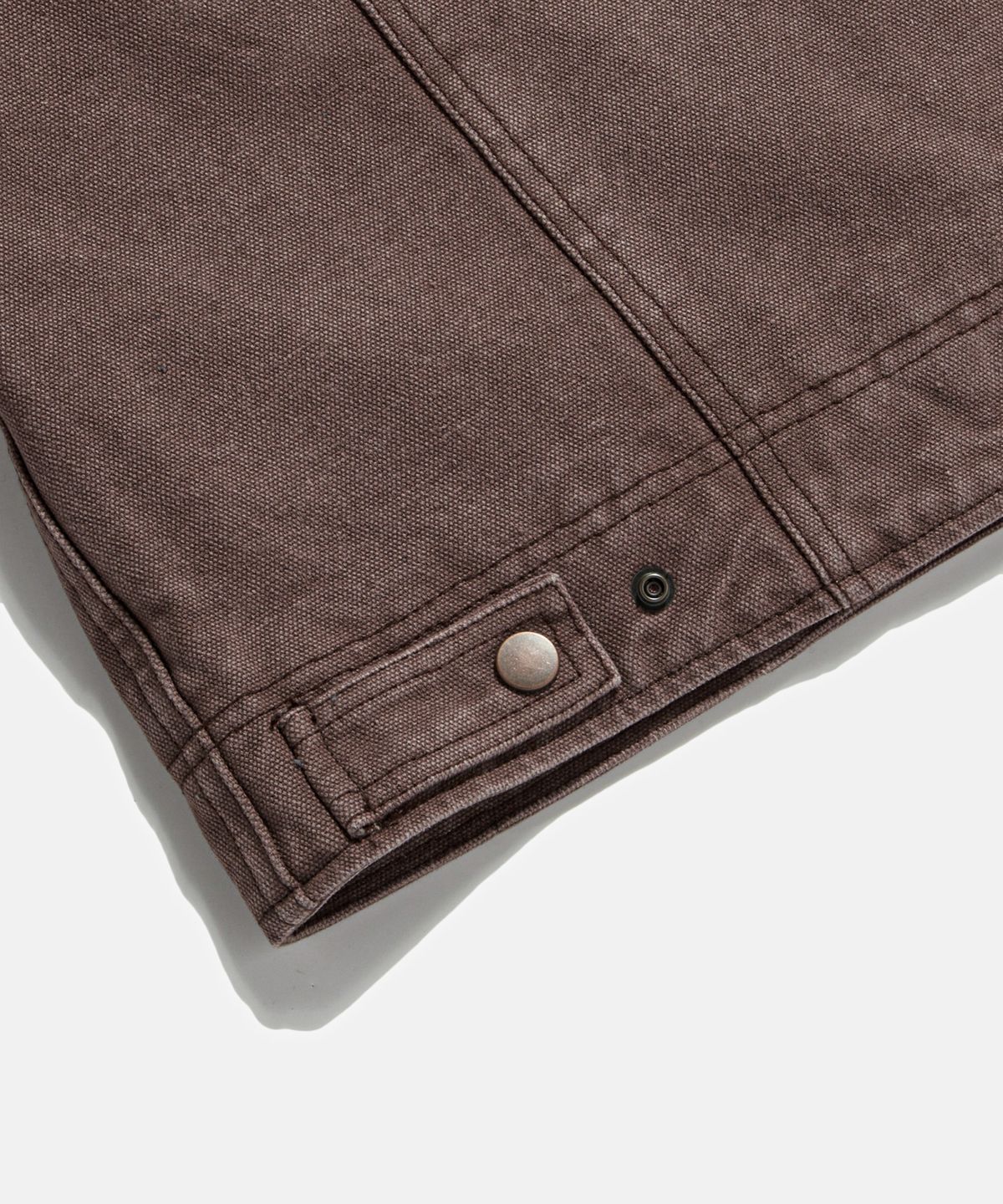 에스피오나지(ESPIONAGE) Washed Canvas Blouson Jacket Burgundy