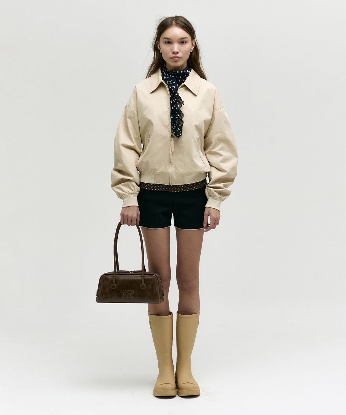마지셔우드(MARGESHERWOOD) SOFT BOSTON EW_washed brown pull-up