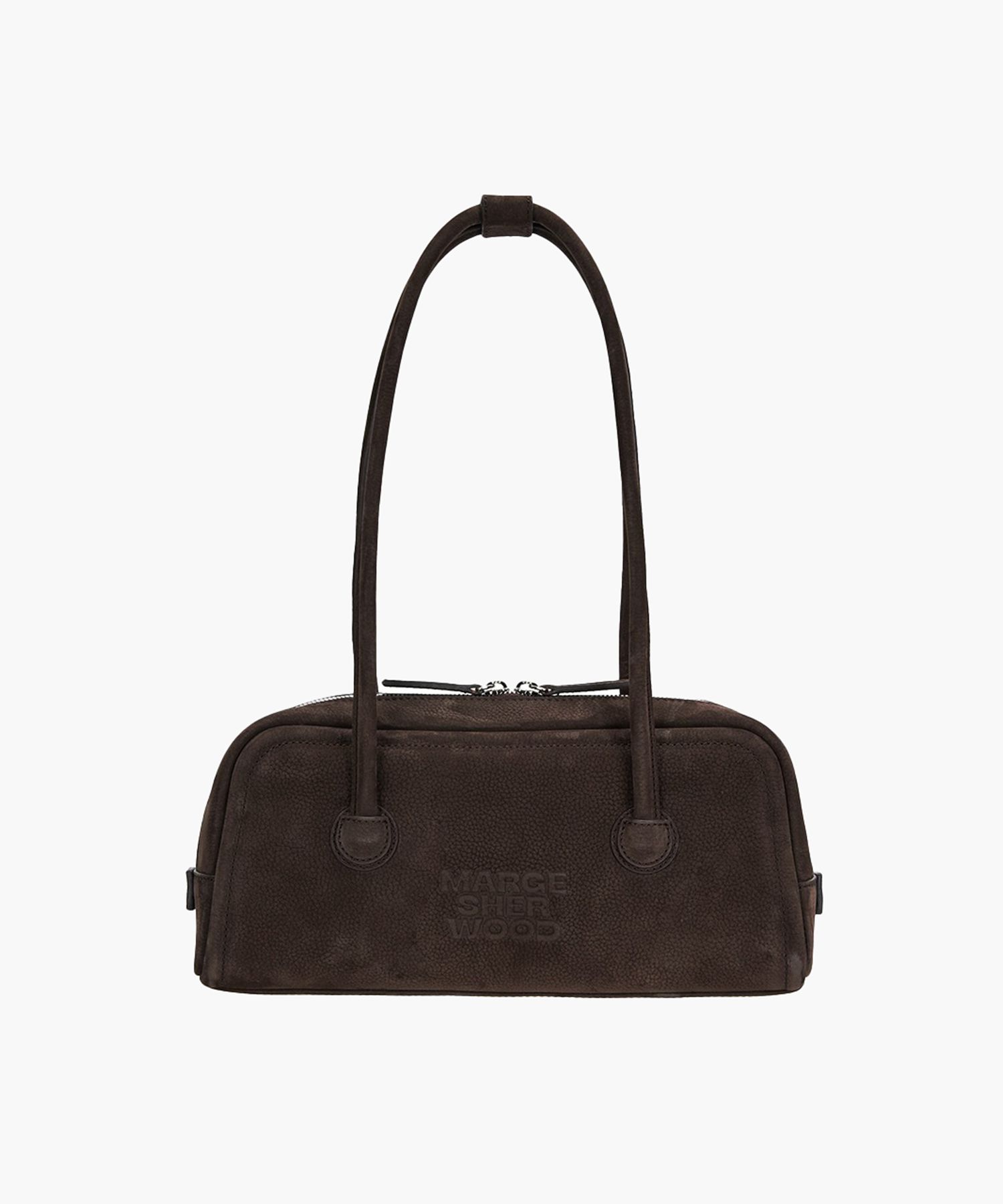 MUSINSA | MARGESHERWOOD SOFT BAGUETTE BAG_hush nubuck