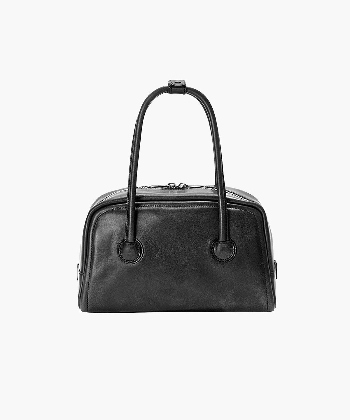 마지셔우드(MARGESHERWOOD) SOFT TOTE_washed black two-tone brushed