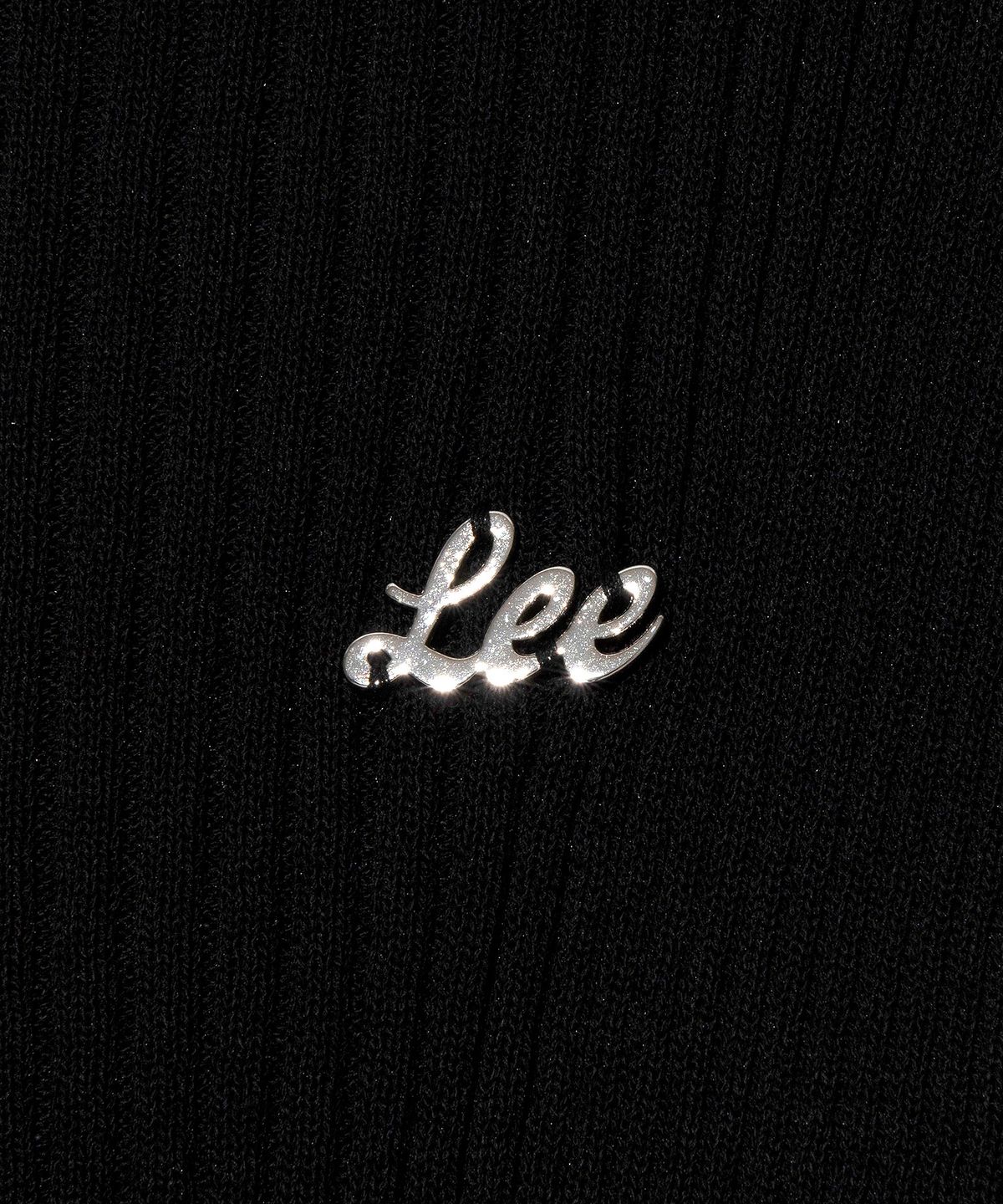 리(LEE) 우먼 카라 슬림 집업 가디건 블랙