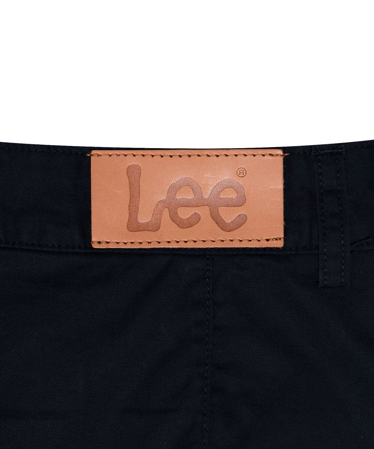 리(LEE) 우먼 코튼 핀턱 미니 스커트 네이비