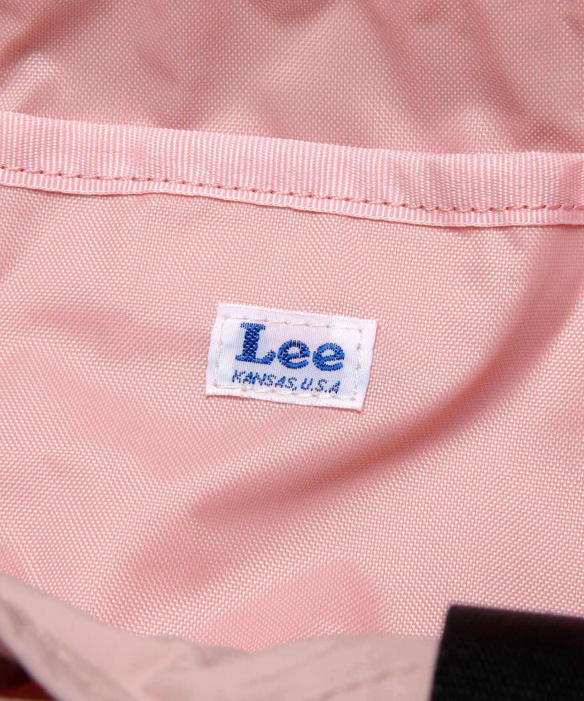 리(LEE) 나일론 버킷백 핑크