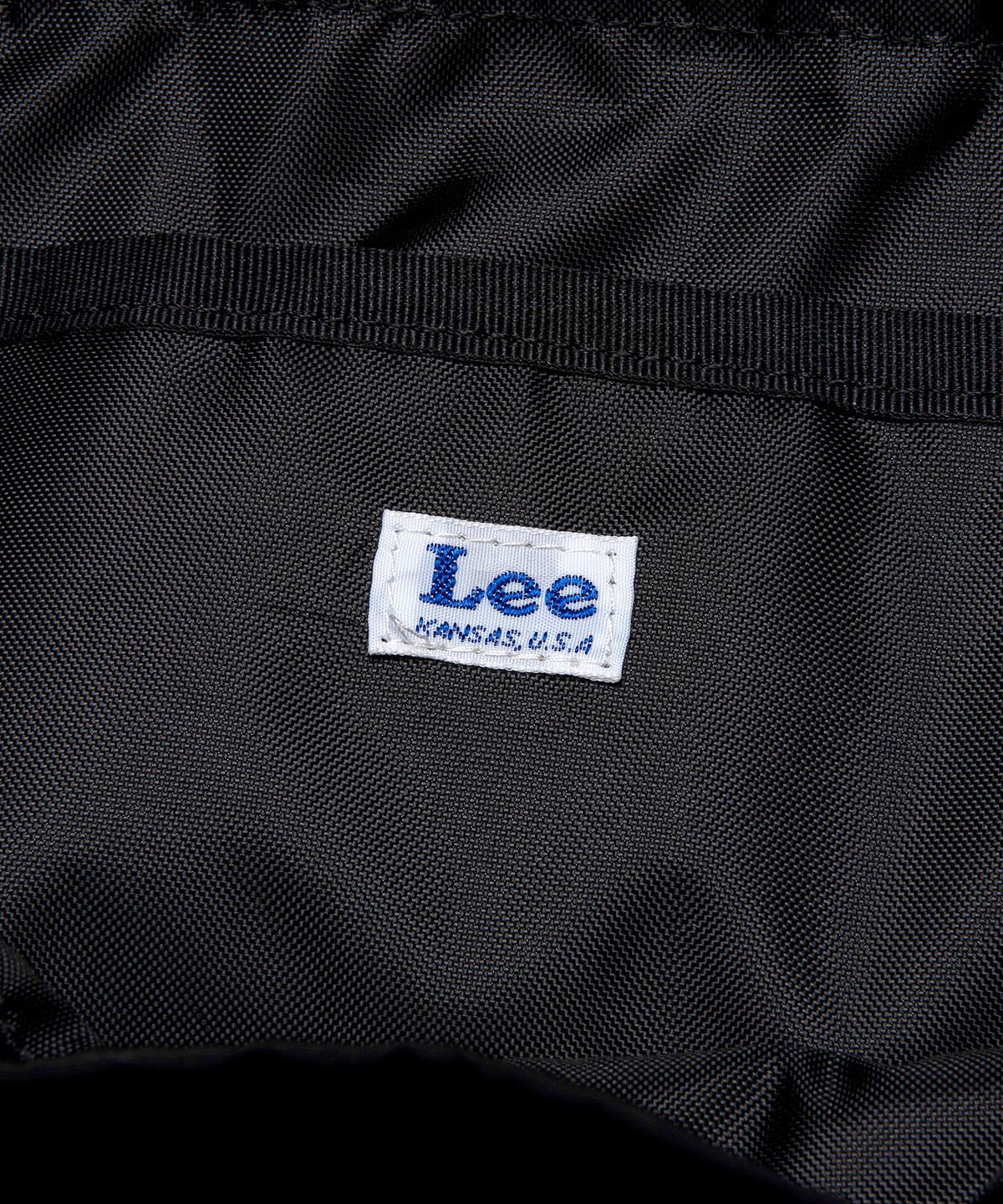 리(LEE) 나일론 버킷백 블랙