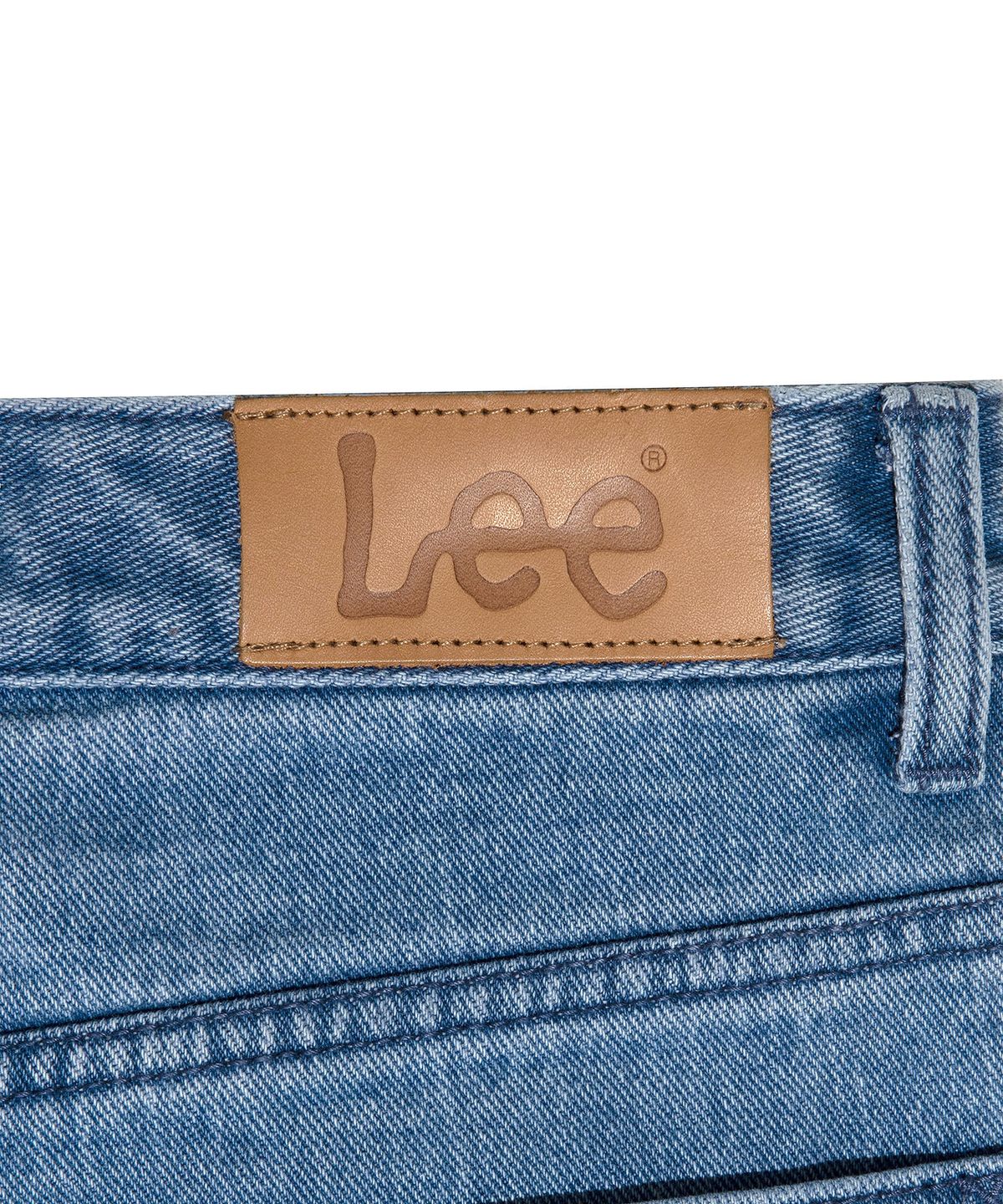 리(LEE) 우먼 릴랙스드핏 데미지 데님 팬츠 인디고 미듐
