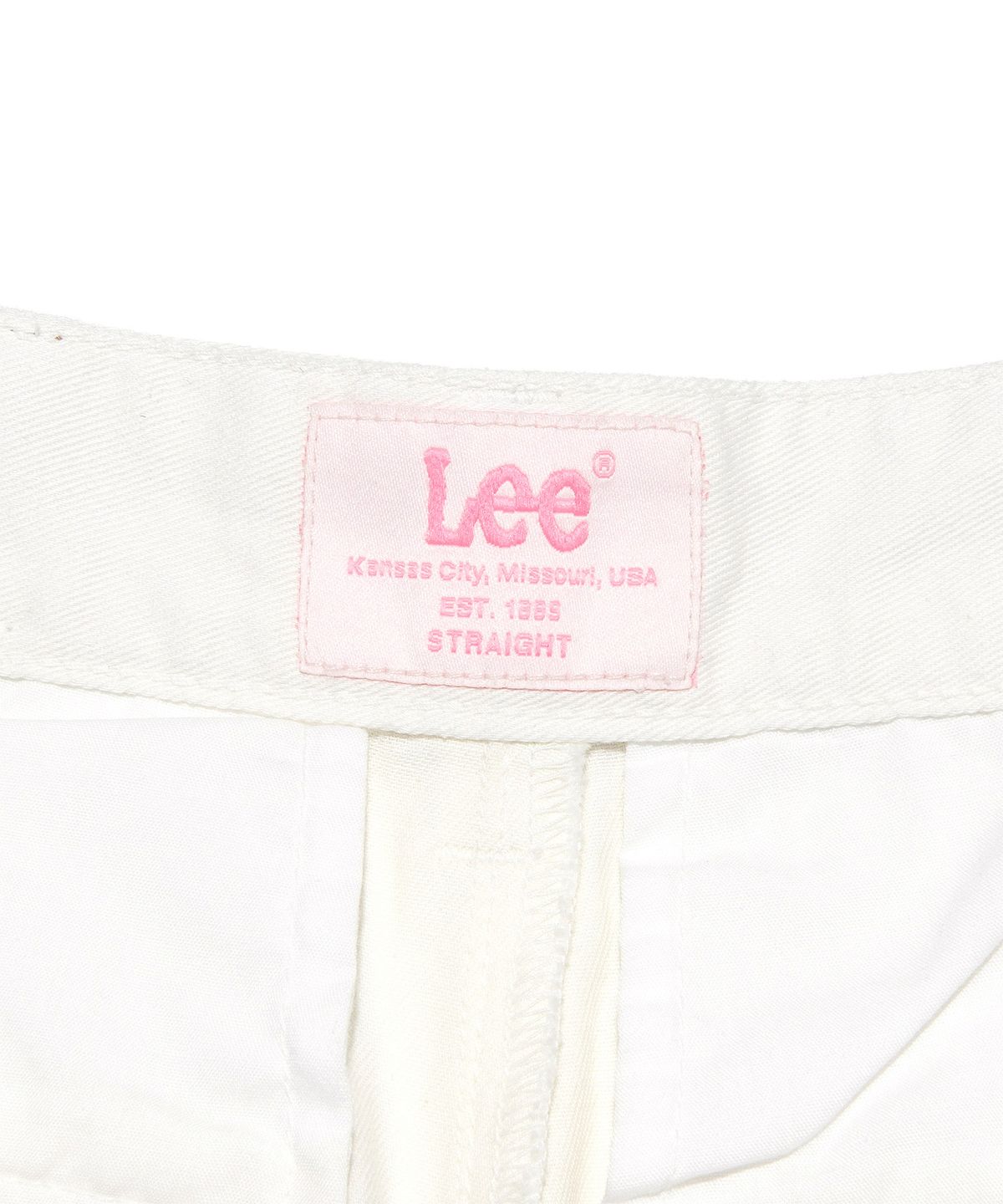 리(LEE) 우먼 스트레이트핏 치노 팬츠 크림