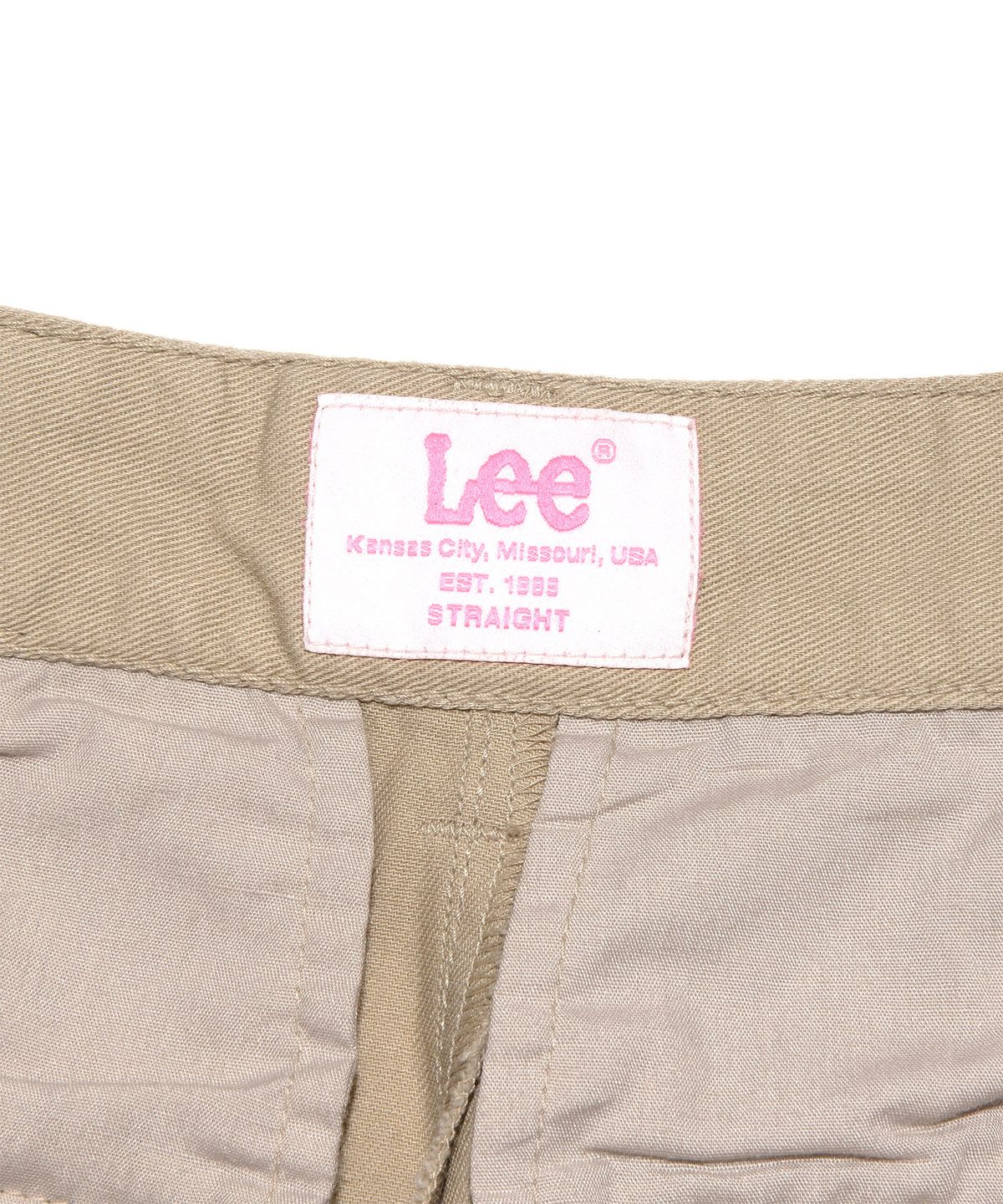 리(LEE) 우먼 스트레이트핏 치노 팬츠 베이지