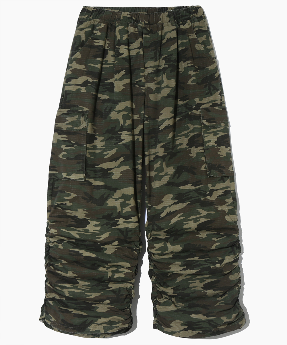 ★DIMITRI BLACK★ VLAD waterproof wide cargo pants camouflag MUSINSA | DIMITRI BLACK (VLAD) Shirring cargo pants_camouflage