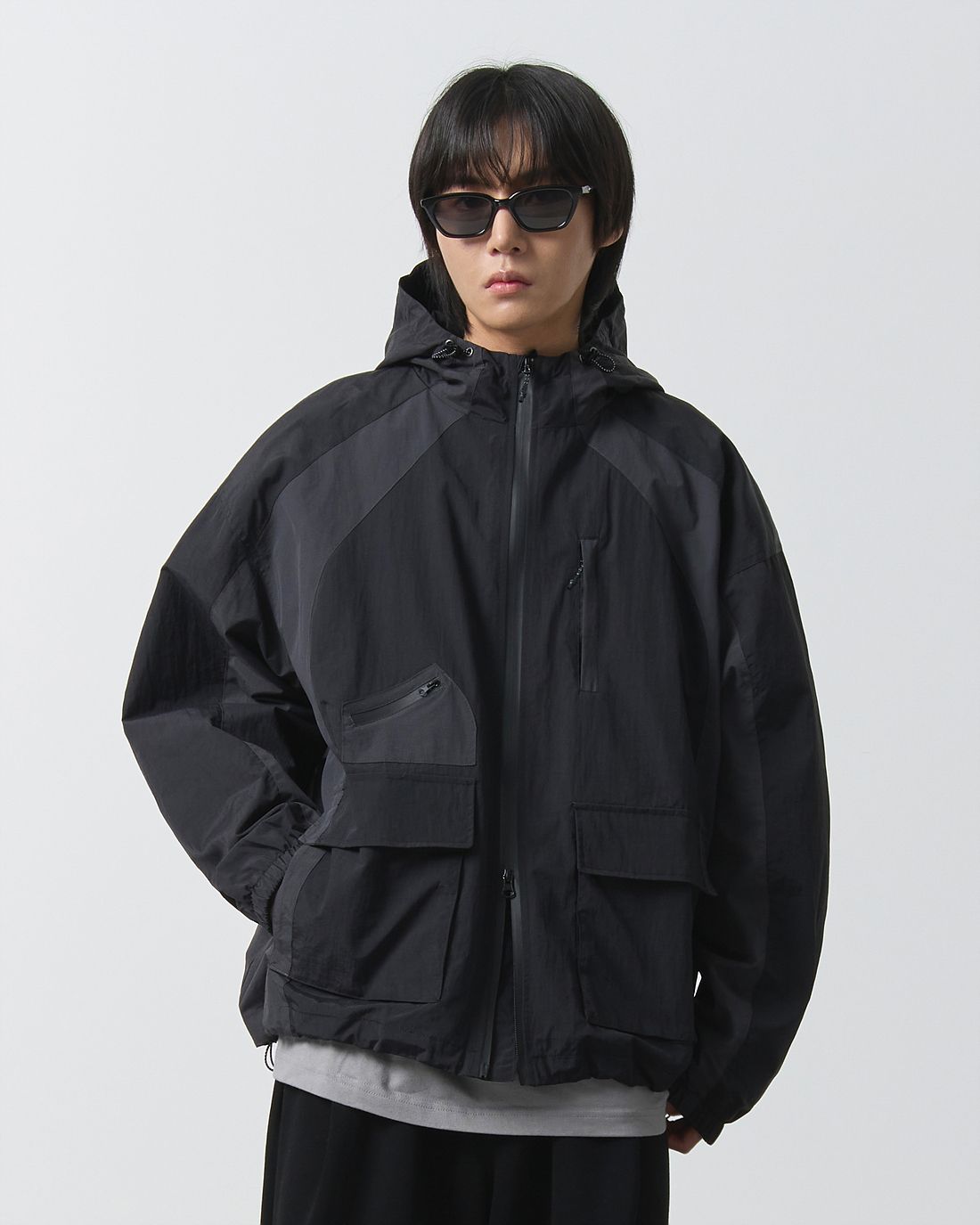 DIMITRI BLACK★Unisex★2way Authentic Windbreaker MUSINSA | DIMITRI BLACK VLAD 2WAY Authentic Hooded