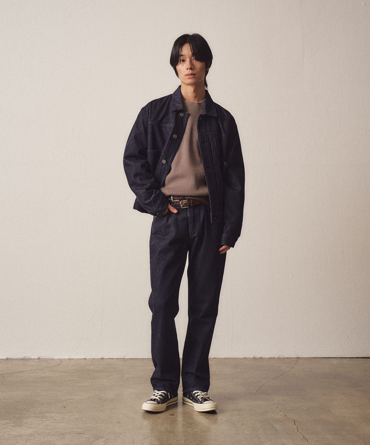 이지오(EZIO) Basic Indigo Denim Pants
