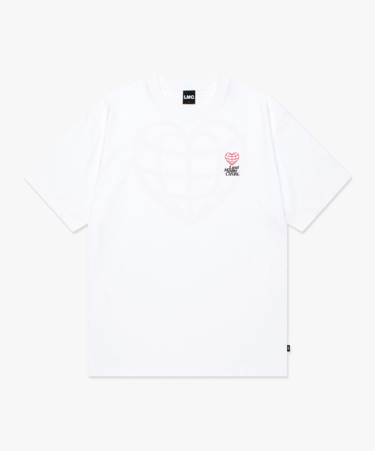 엘엠씨(LMC) HEART GLOBE TEE white