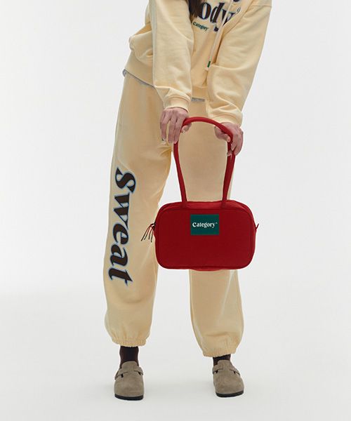 人気☆CATEGORY9☆ SQUARE SHOULDER BAG MUSINSA公式 | CATEGORY9 SQUARE SHOULDER BAG_RED