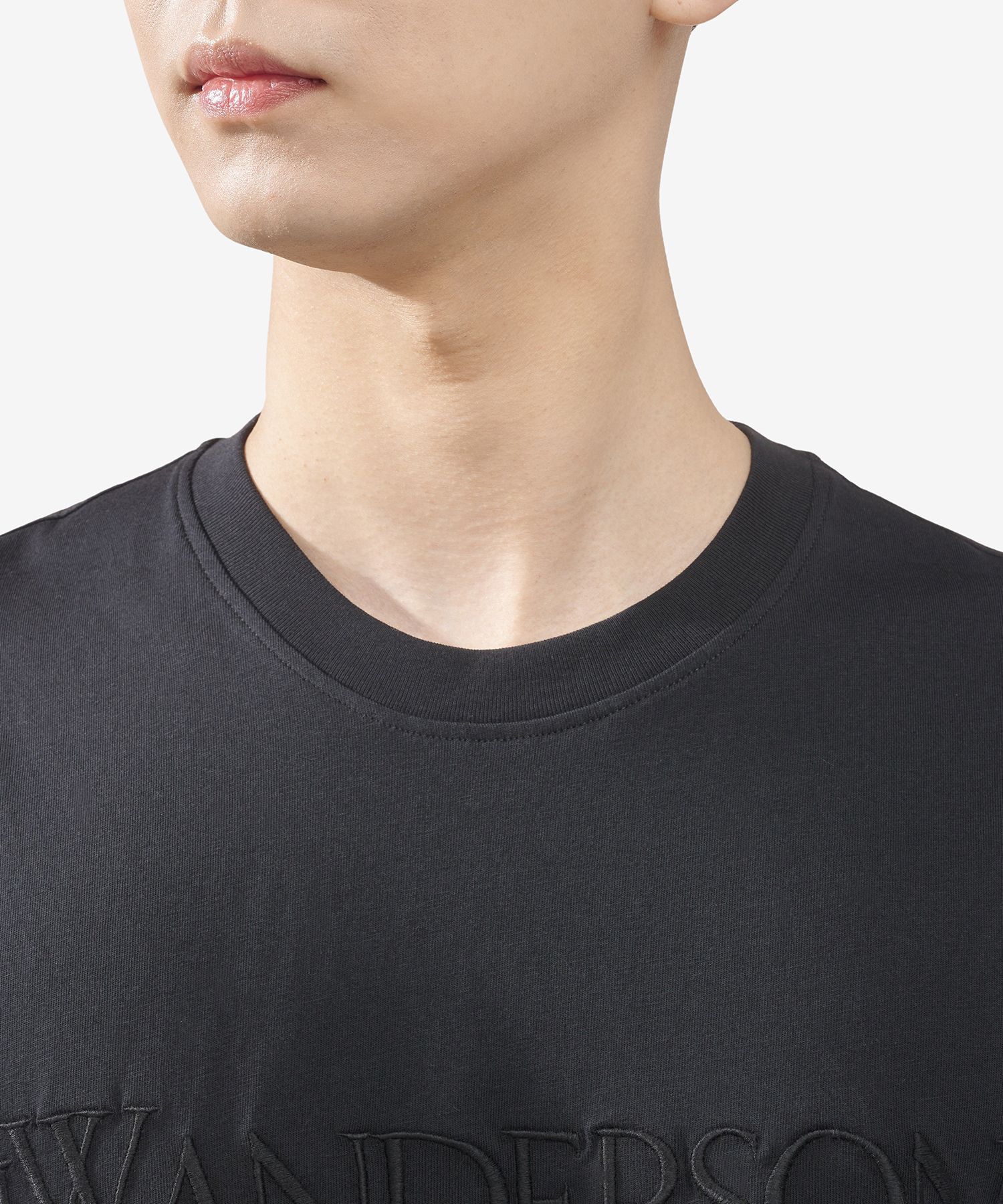 MUSINSA | J.W.ANDERSON Logo Embroidered Short Sleeve T-Shirt