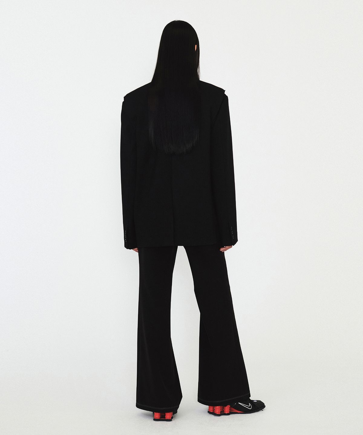 다이애그널(DIAGONAL) RELAXED WIDE VEST JACKET (black)