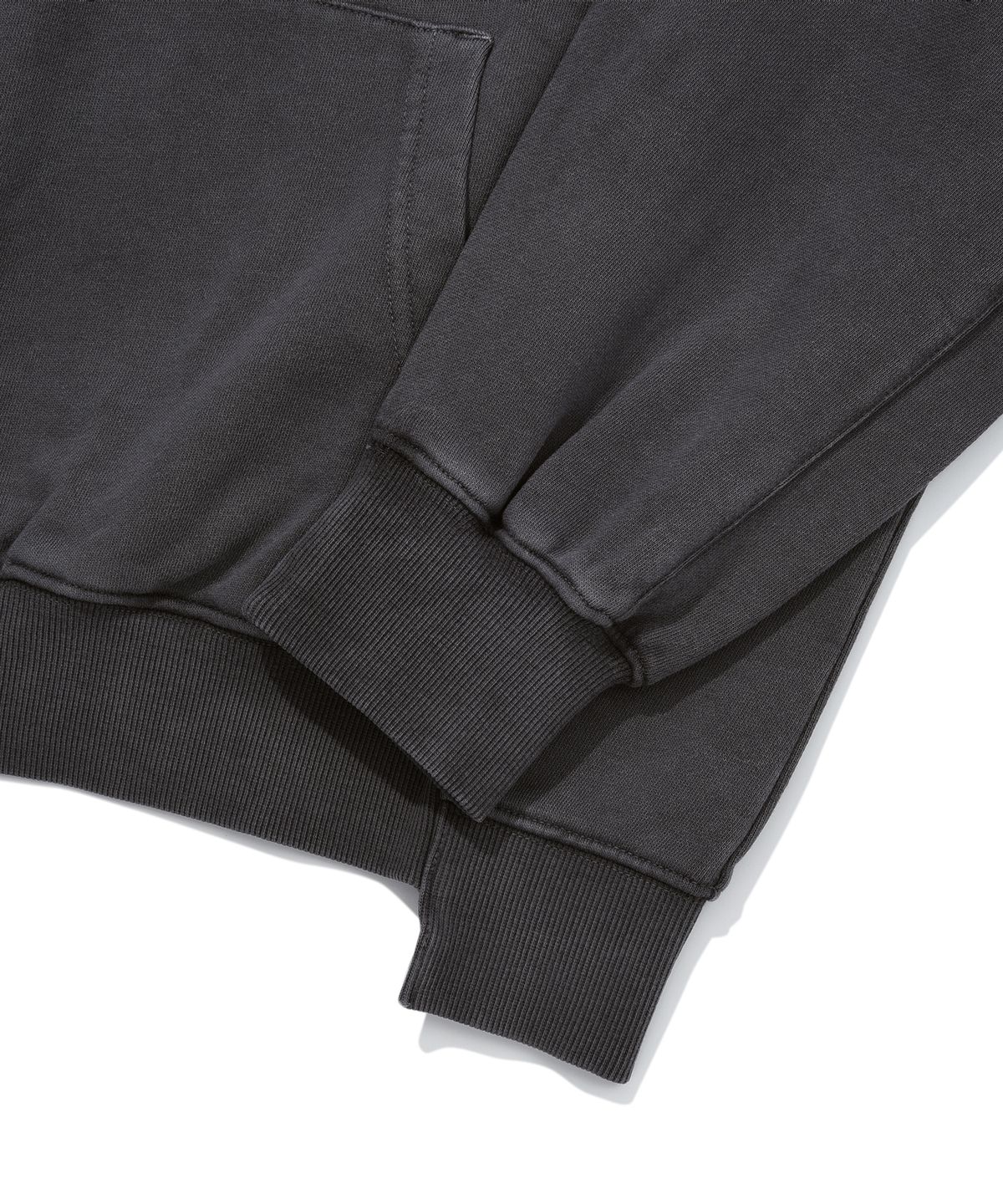 핍스 모터사이클(PHYPS MOTORCYCLE) Vintage Cutoff Hoodie PG Blue Charcoal
