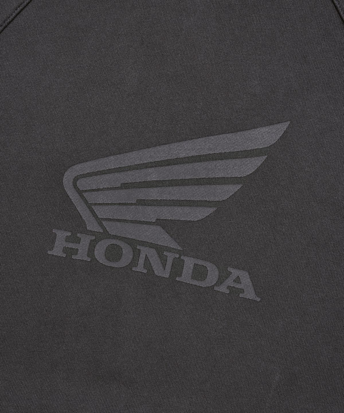 핍스 모터사이클(PHYPS MOTORCYCLE) Vintage Cutoff Hoodie PG Blue Charcoal