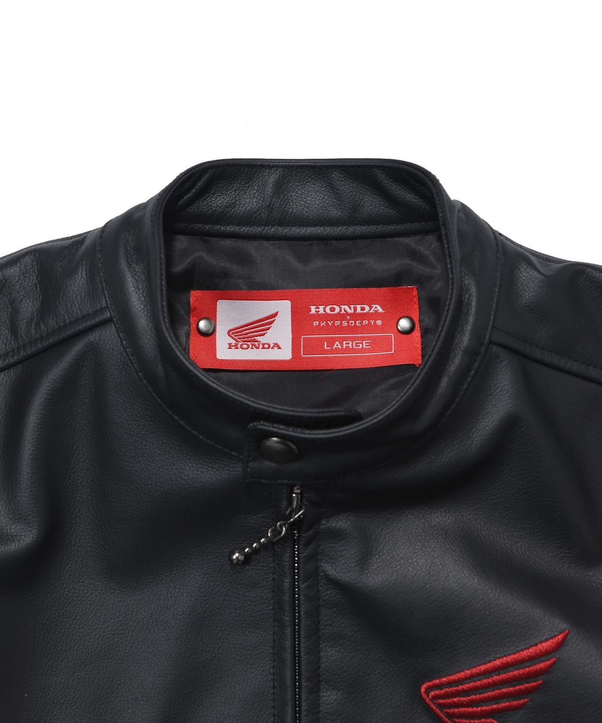 핍스 모터사이클(PHYPS MOTORCYCLE) Original Cow leather Jacket Black