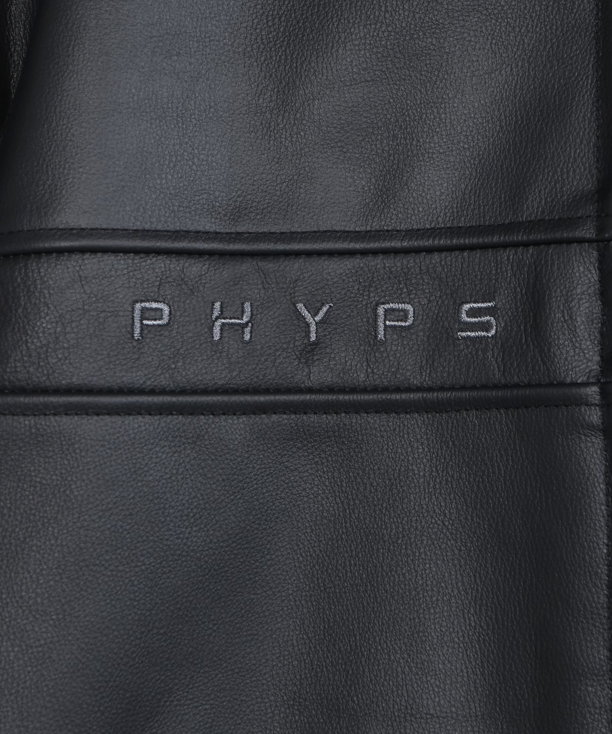 핍스 모터사이클(PHYPS MOTORCYCLE) Original Cow leather Jacket Black