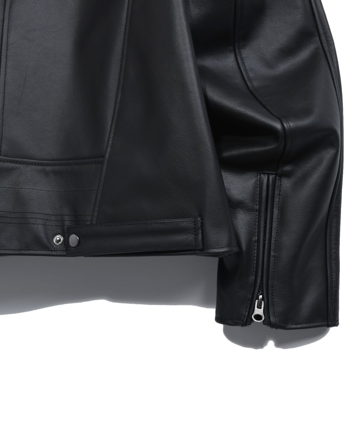 핍스 모터사이클(PHYPS MOTORCYCLE) Original Cow leather Jacket Black