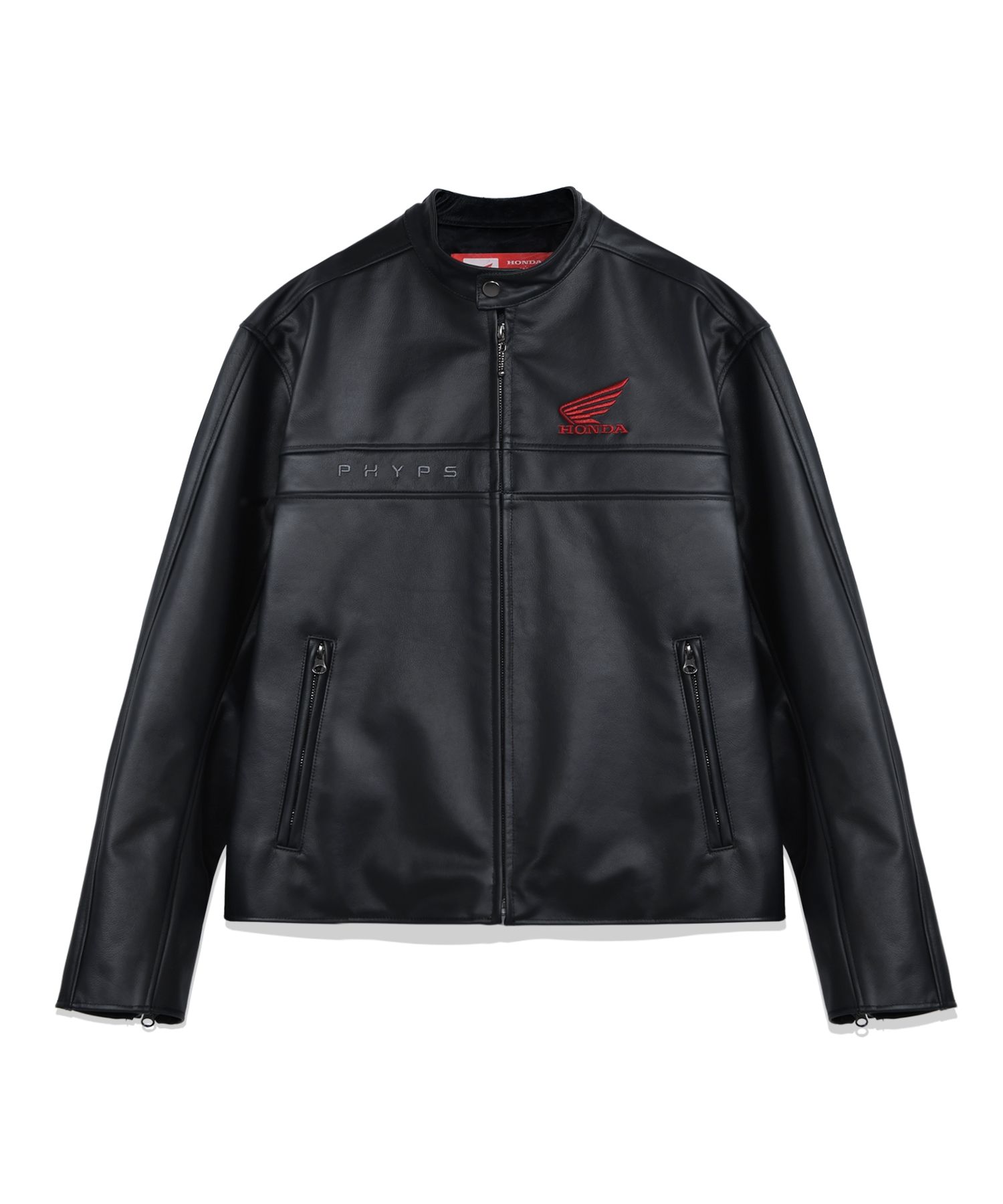 MUSINSA | Honda Motorcycle Original Cow leather Jacket Black