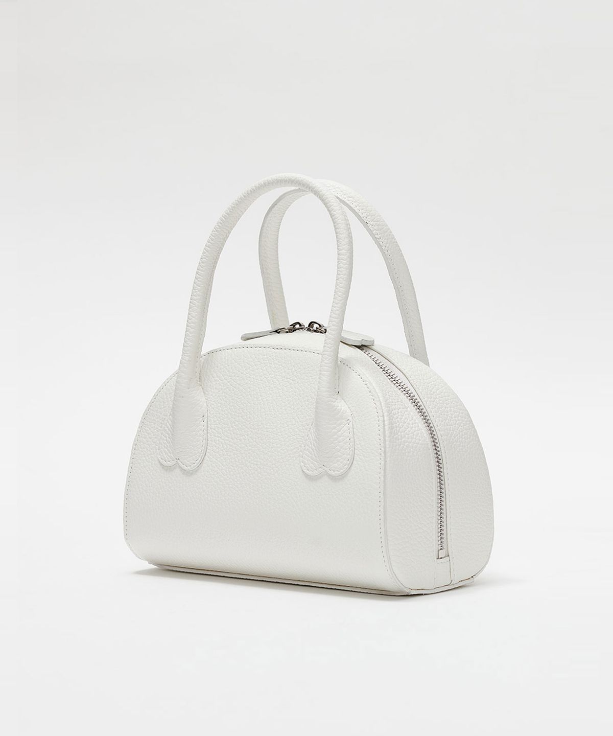 다이애그널(DIAGONAL) HEART HANDLE SMALL BAG (ivory)