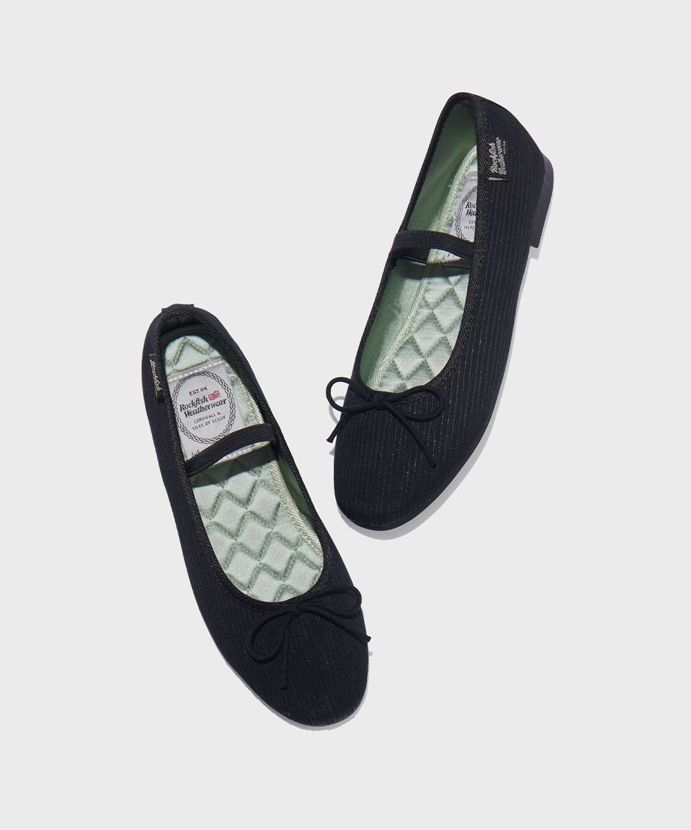 MUSINSA | ROCKFISH WEATHERWEAR HAZEL RIBBON FLAT(QUILTED