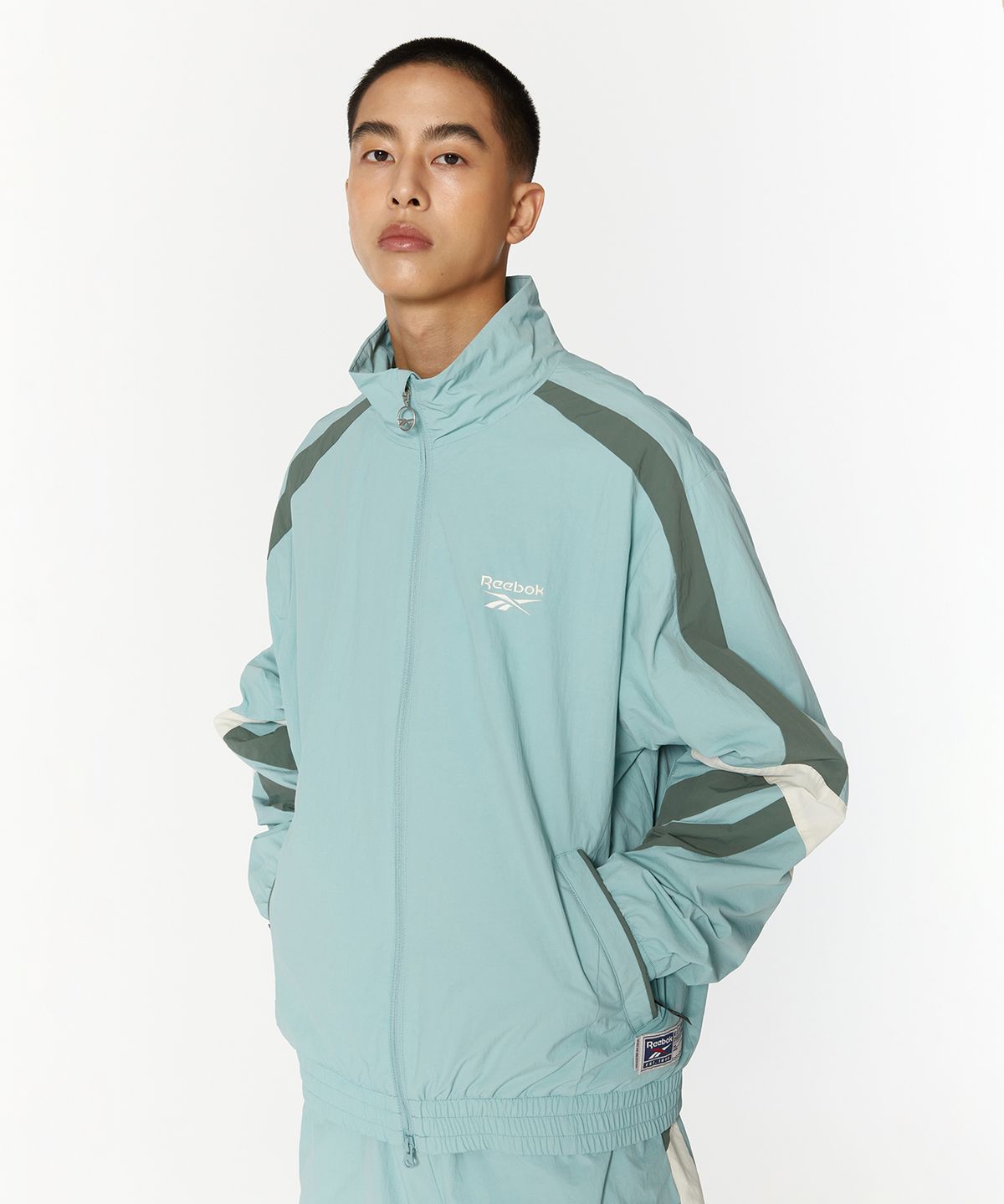 리복(REEBOK) 레전드 웜업 윈드 브레이커 - 민트