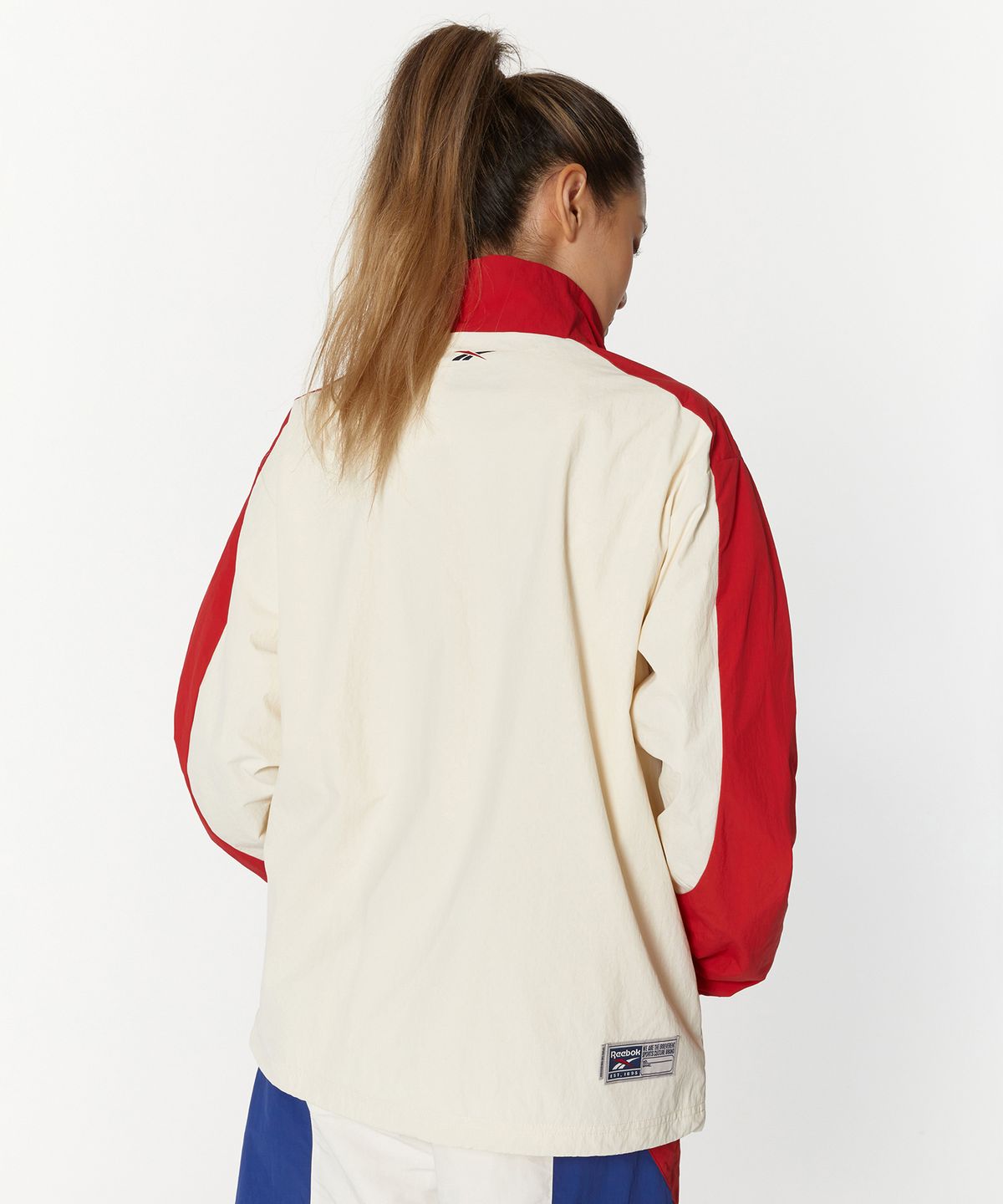 리복(REEBOK) 레전드 웜업 아노락 - 레드