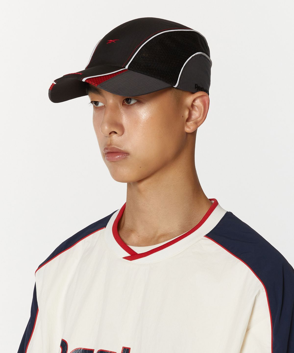 리복(REEBOK) 벡터 메쉬 하이브리드 볼캡 - 블랙