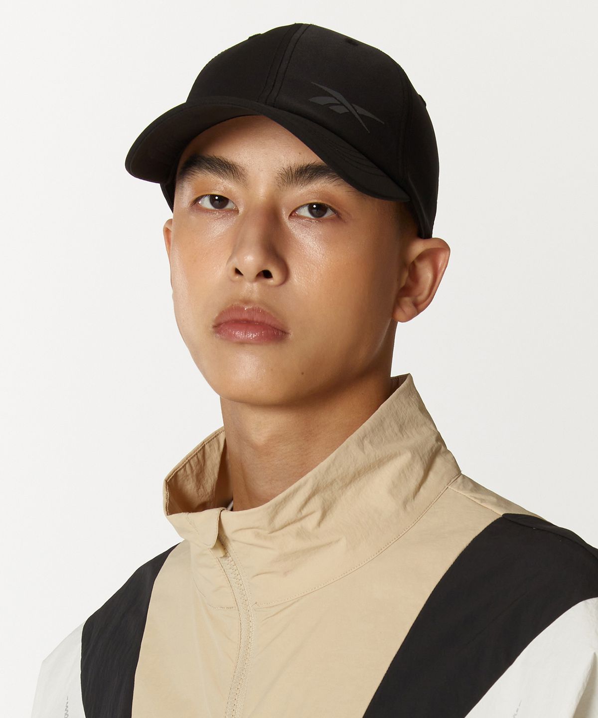 리복(REEBOK) 벡터 스트레치 볼캡 - 블랙