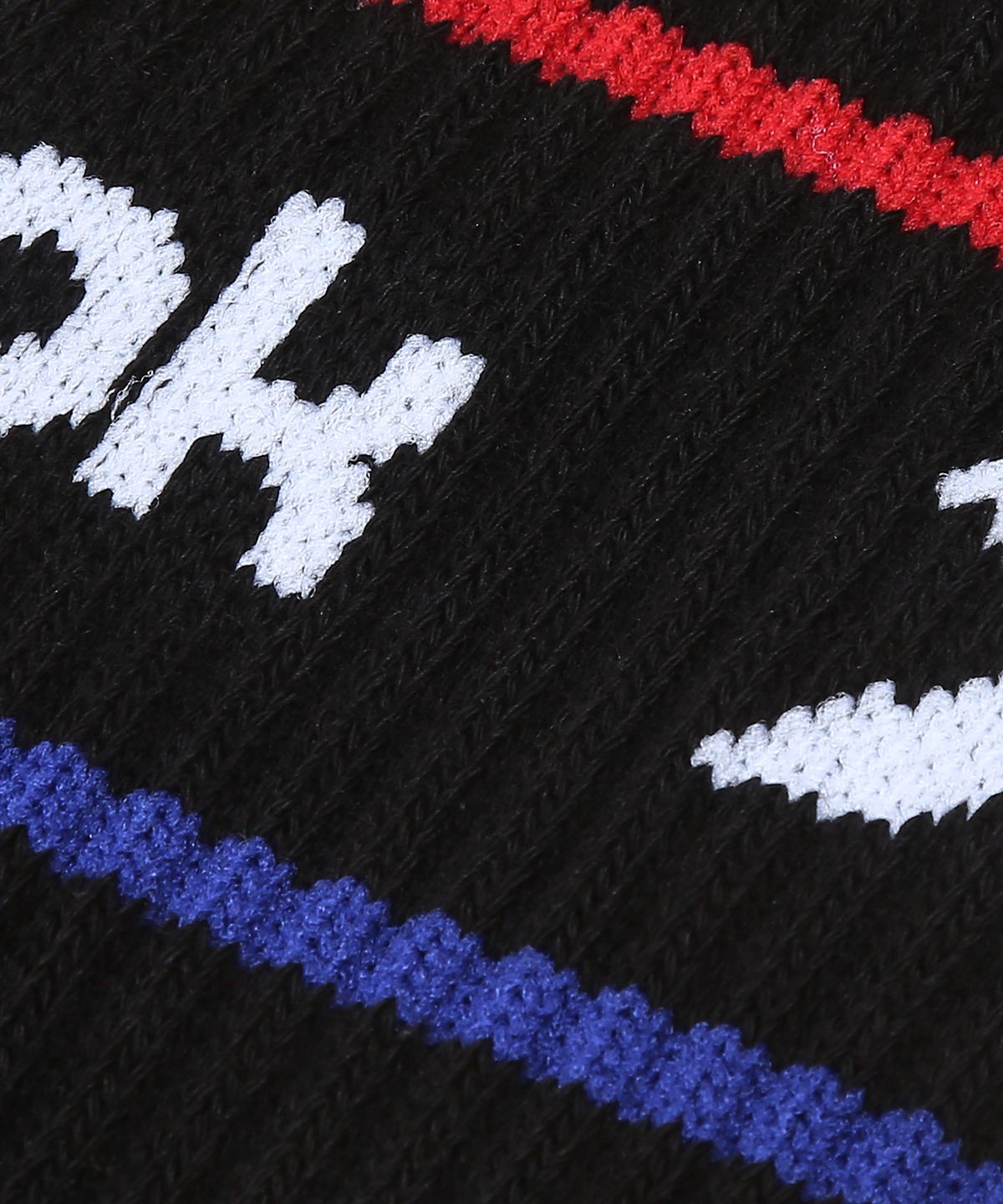 리복(REEBOK) 컬러 로고 크루 삭스 - 블랙
