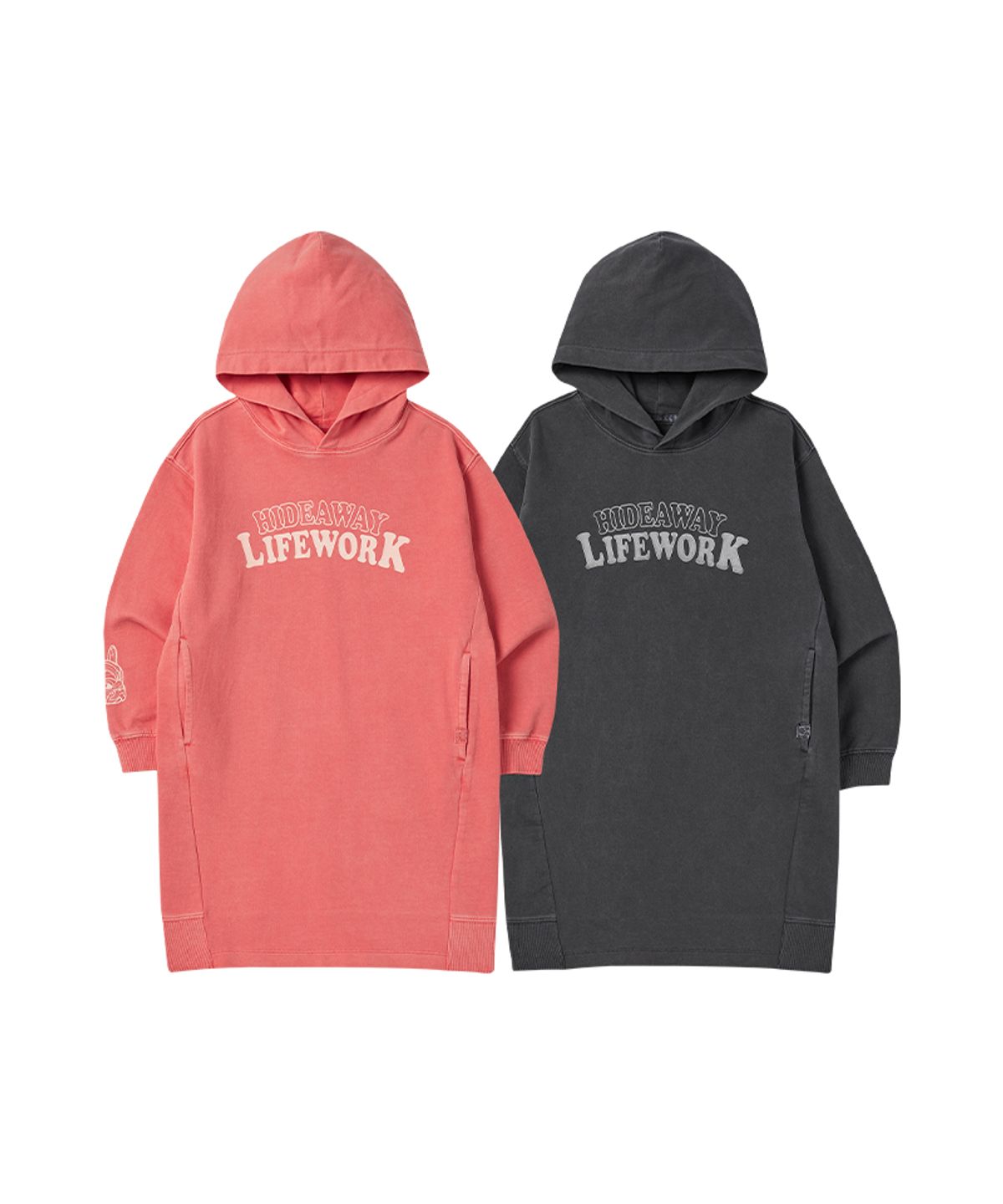 라이프워크 키즈(LIFEWORK KIDS) 키즈) 프렌지 피그먼트 후드 원피스